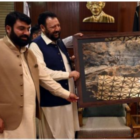 Chief Minister Gilgit-Baltistan Haji Gulbar Khan was met by Honorary Ambassador of Pakistan Prime Minister for Wildlife